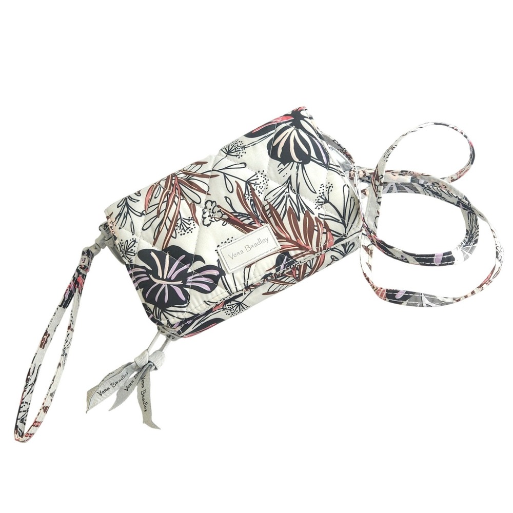 Vera Bradley Performance Twill RFID‎ All-In-One Crossbody Bag White Floral V77